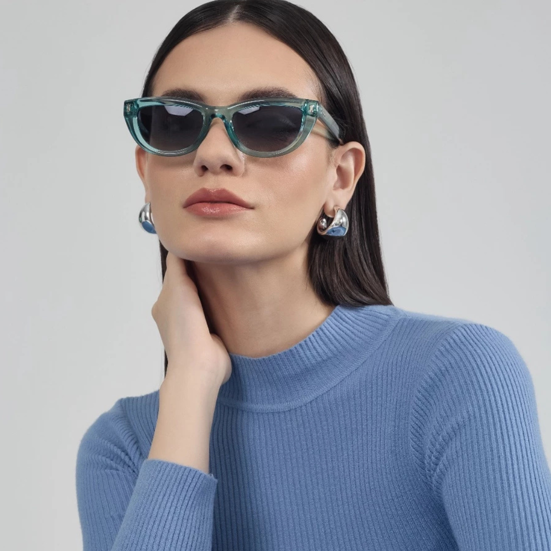 Óculos de Sol Feminino Azul Tiffany - OSF01